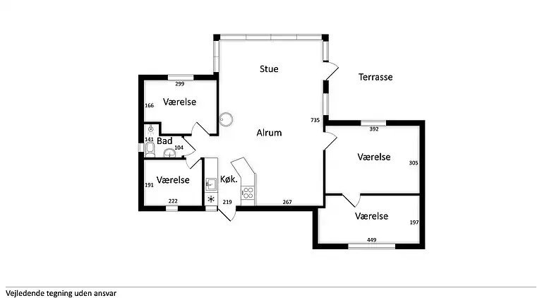 Gemütliches Haus auf Als, 100m zum Sandstrand