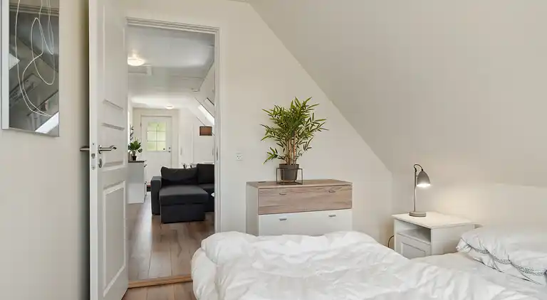 Moderne ferielejlighed  med hyggelige rammer