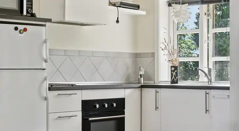 Moderne ferielejlighed  med hyggelige rammer