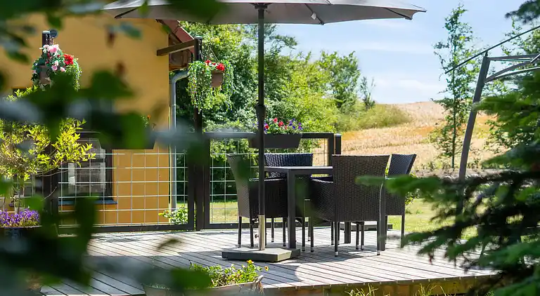 Moderne ferielejlighed  med hyggelige rammer