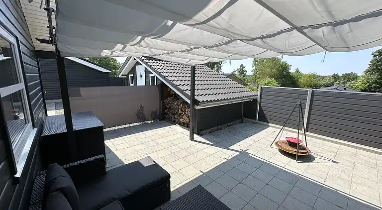 Skønt  feriehus. Spa/sauna,biloplader,Gudenå