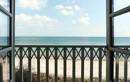 Beachhotel atmosphere with stunning  seaview