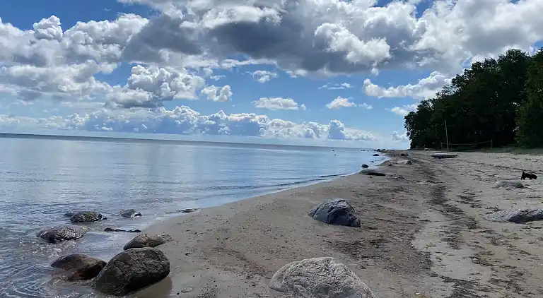 Badehotelstemning i første række til Østersøen 