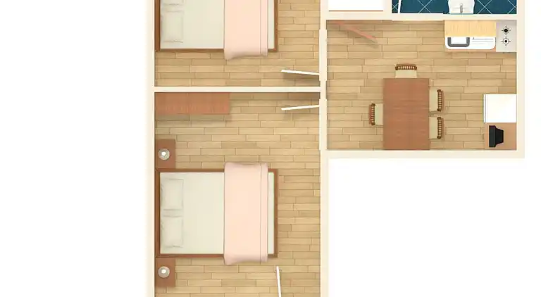 2-Zimmer-Ferienwohnung am Strand Zubovici, Pag (A-4125-d)