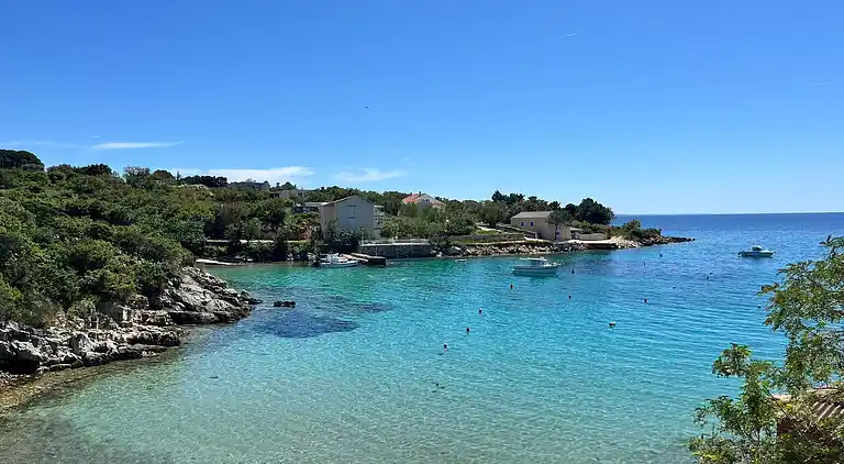 2-Zimmer-Ferienwohnung am Strand Potocnica, Pag (A-222-a)