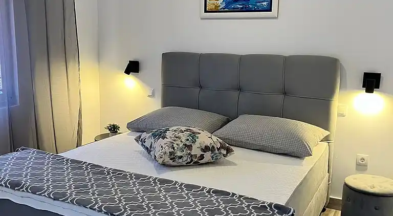 1-Zimmer-Ferienwohnung am Strand Potocnica, Pag (A-222-e)