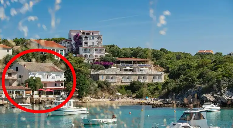 2-Zimmer-Ferienwohnung am Strand Potocnica, Pag (A-222-b)