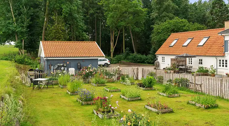 Ländliche Idylle und schöne Landschaft
