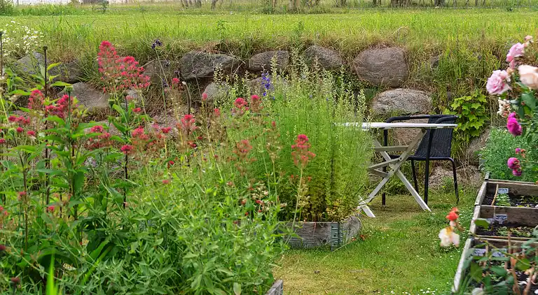 Ländliche Idylle und schöne Landschaft