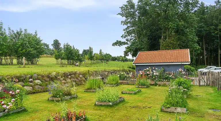 Ländliche Idylle und schöne Landschaft