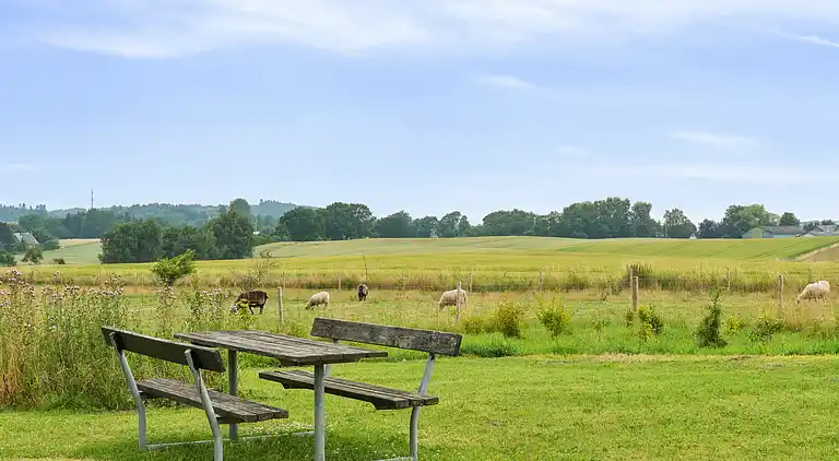 Ländliche Idylle und schöne Landschaft