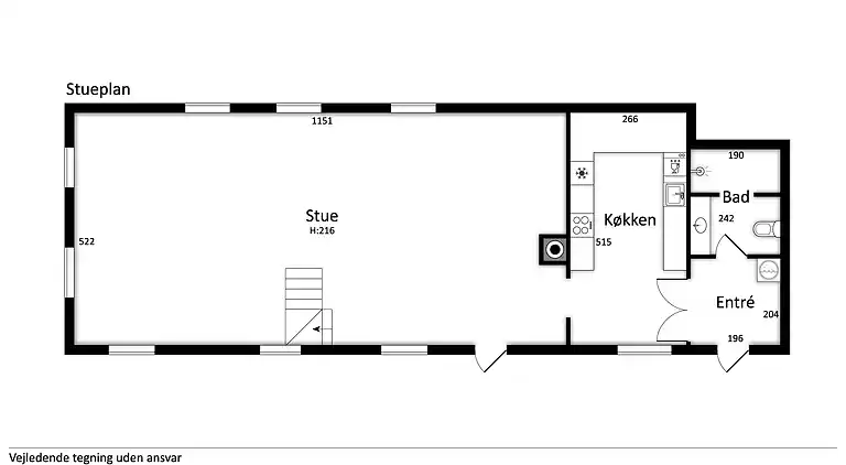 Ländliche Idylle und schöne Landschaft