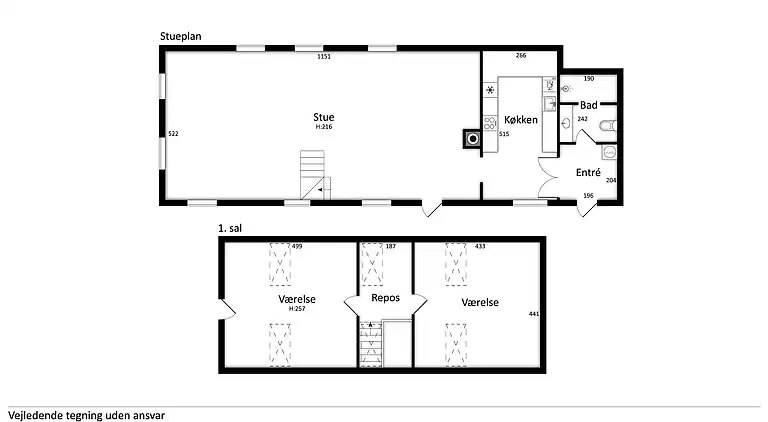 Ländliche Idylle und schöne Landschaft
