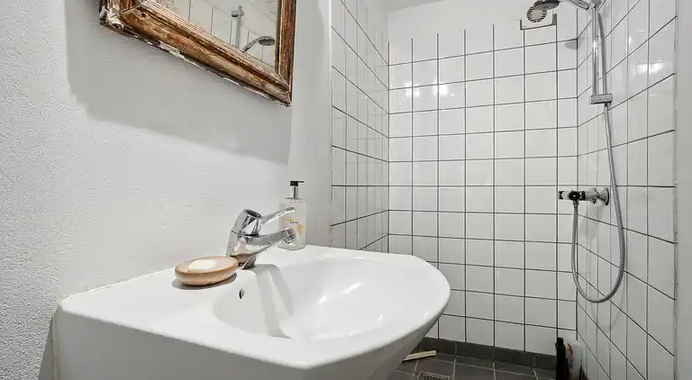 Schönes Haus mit Meerblick und Kamin