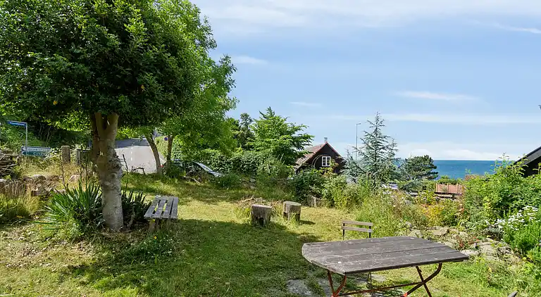 Schönes Haus mit Meerblick und Kamin