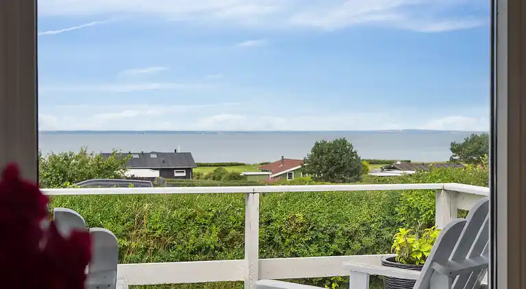 Ferienhaus am Skåstrup Strand mit Meerblick