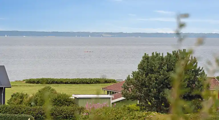 Ferienhaus am Skåstrup Strand mit Meerblick