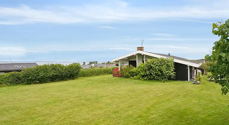 Ferienhaus am Skåstrup Strand mit Meerblick