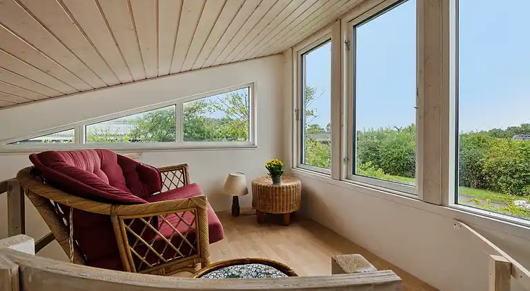 Familienfreundliches Haus mit Blick auf den Fjord