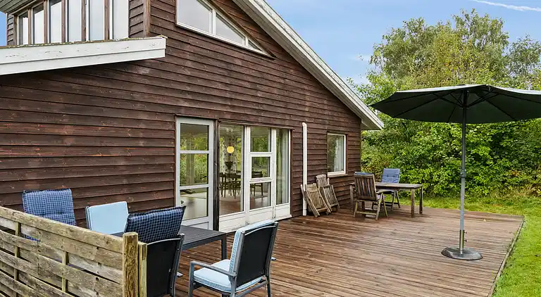 Familienfreundliches Haus mit Blick auf den Fjord