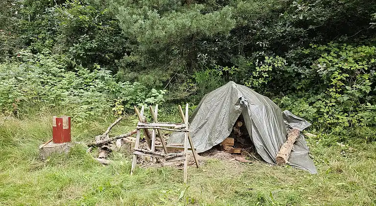 Charmantes, älteres Ferienhaus in der Natur