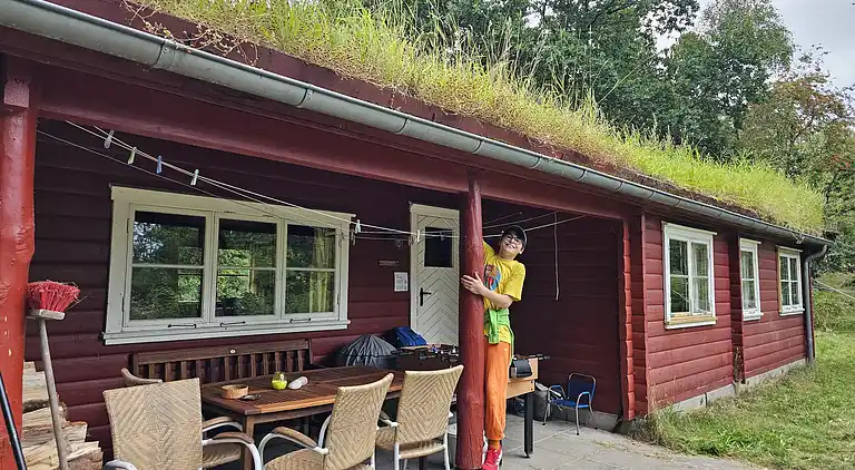 Charmantes, älteres Ferienhaus in der Natur