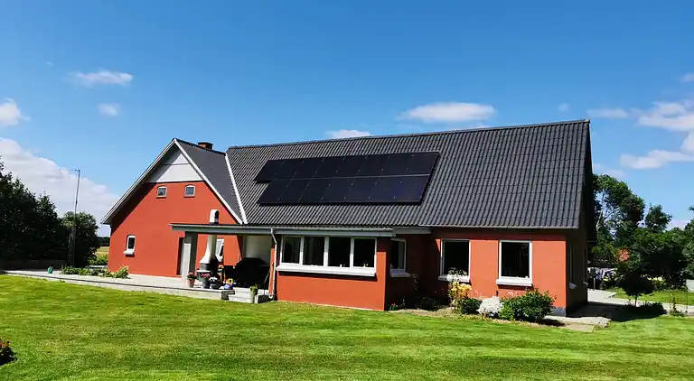 Idyllisk landlejlighed med alt forbrug inkluderet