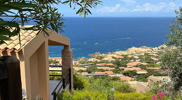 Villa L'incantu, Costa Paradiso, Meerblick