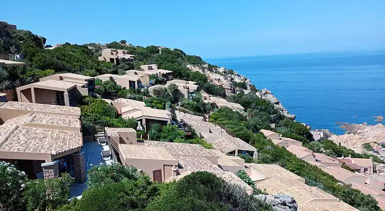 Villa L'incantu, Costa Paradiso, Meerblick