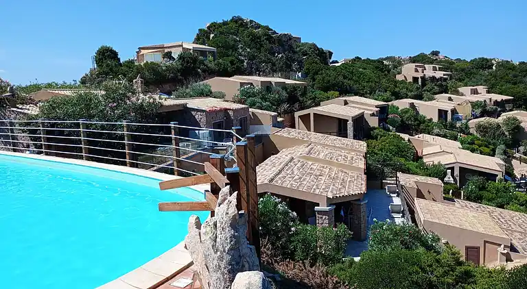 Villa L'incantu, Costa Paradiso, Meerblick