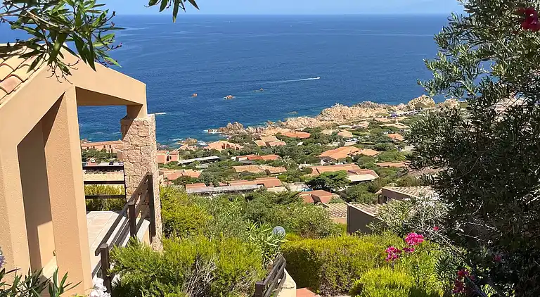 Villa L'incantu, Costa Paradiso, Meerblick