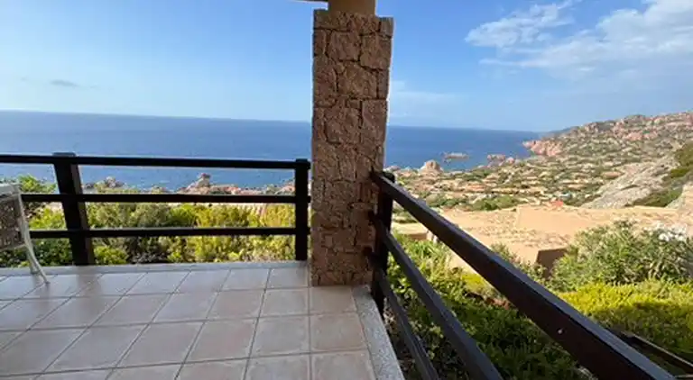 Villa L'incantu, Costa Paradiso, Meerblick