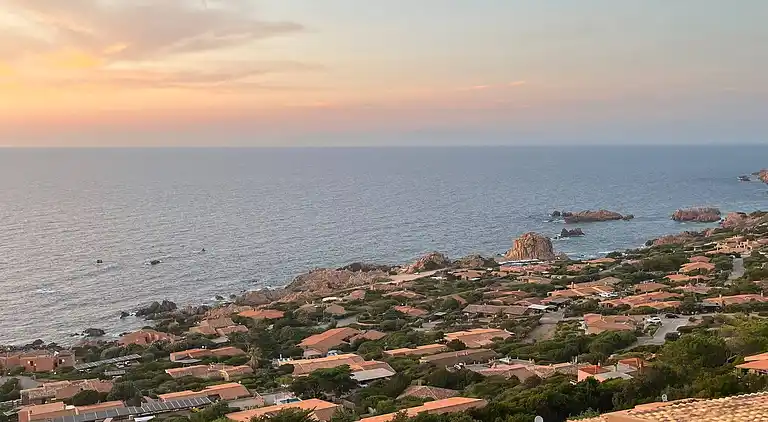 Villa L'incantu, Costa Paradiso, Meerblick