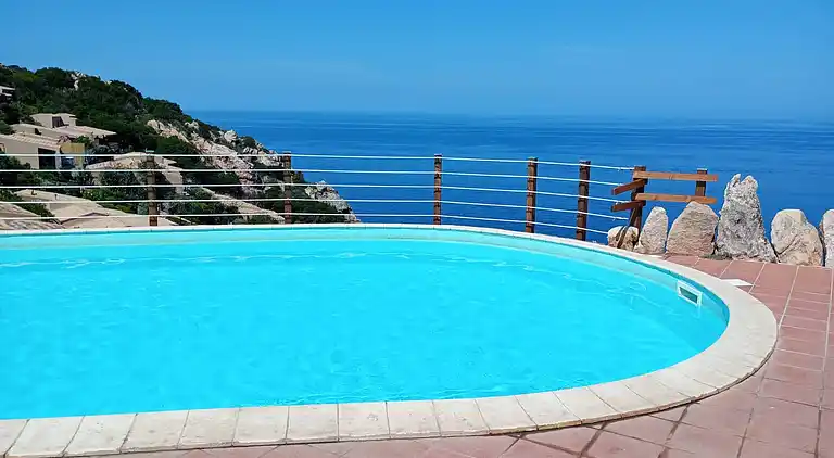 Villa L'incantu, Costa Paradiso, Meerblick