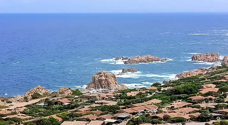 Villa L'incantu, Costa Paradiso, Meerblick