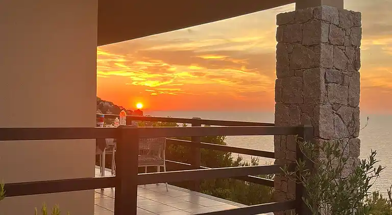 Villa L'incantu, Costa Paradiso, Meerblick