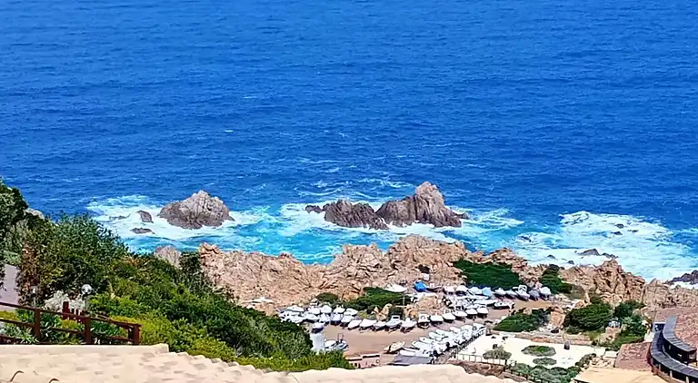 Villa L'incantu, Costa Paradiso, Meerblick