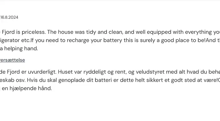 Schönes Sommerhaus mit herrlichem Blick