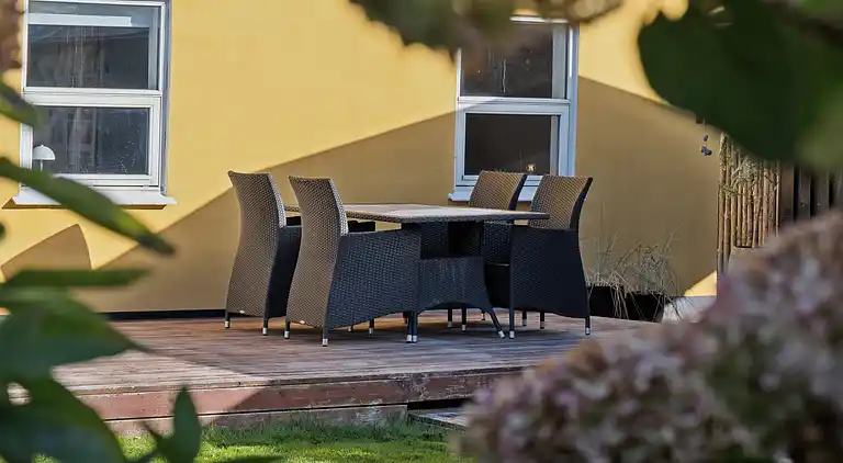 Modernes Skagen-Haus nah am Strand und Stadt