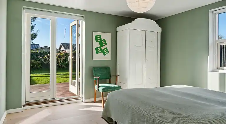 Modernes Skagen-Haus nah am Strand und Stadt