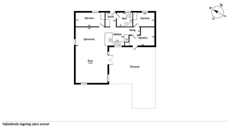 Nyrenoveret og moderne sommerhus tæt på stranden