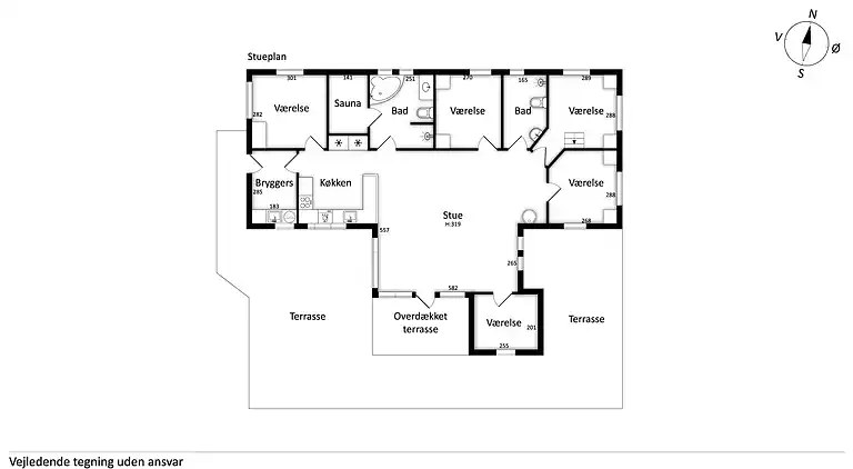 Lækkert 10 personers sommerhus med sauna og spa.