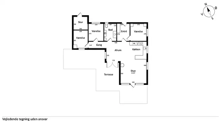 Genießen Sie ein Ferienhaus nur 200 M vom Fjord