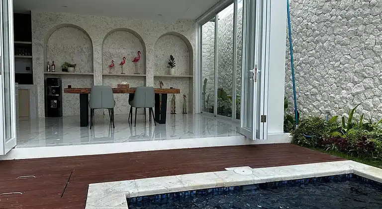 newly built "Villa Na Bali"