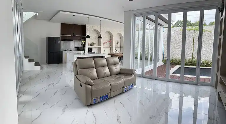 newly built "Villa Na Bali"