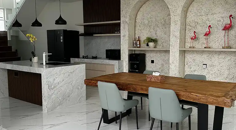 newly built "Villa Na Bali"