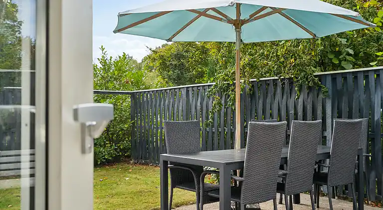 Hyggeligt sommerhus tæt på stranden