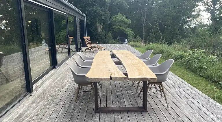 Schönes Ferienhaus mit Meerblick