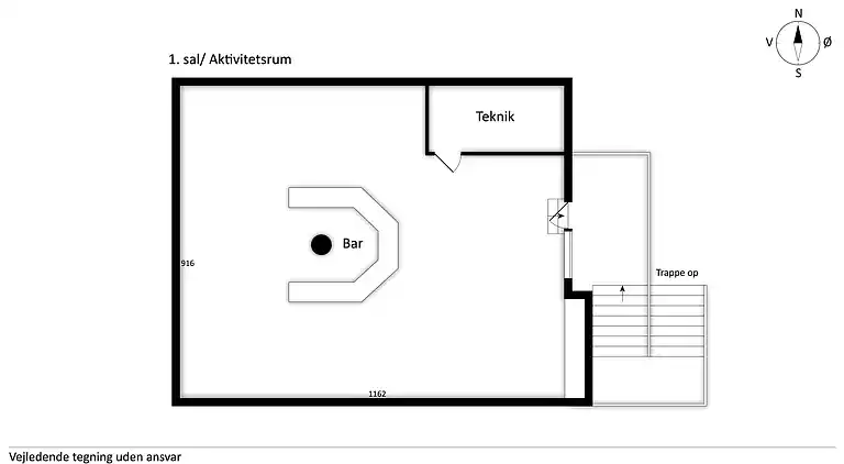 750 m2 landidyl⎮Gildesal⎮Aktivitetsrum⎮Minigolf