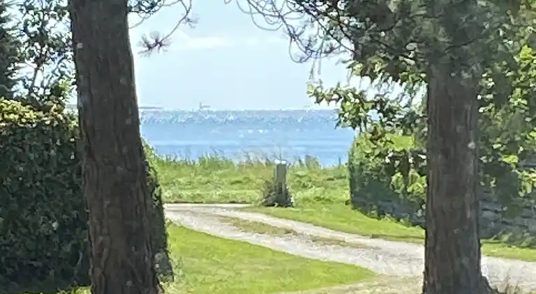 Idyllisk sommerhus få meter fra kysten